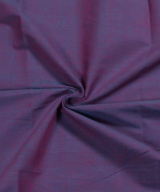 0.6m Blue Purple Handloom Cotton Fabric