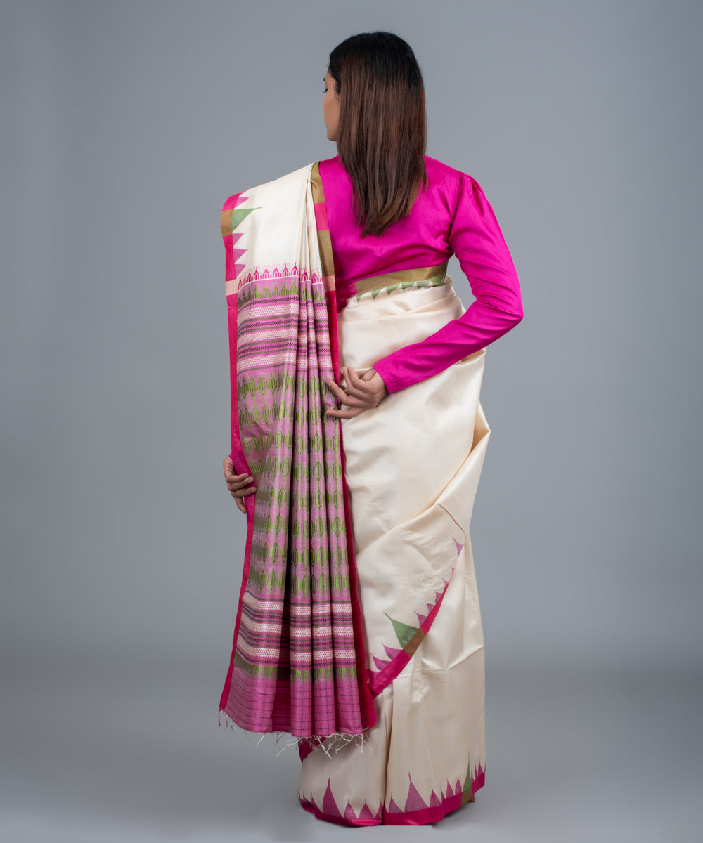 NISHTHA- ELEGANCE AND COMFORT IN GOPALPUR TUSSAR SAREE – MOS Preloved