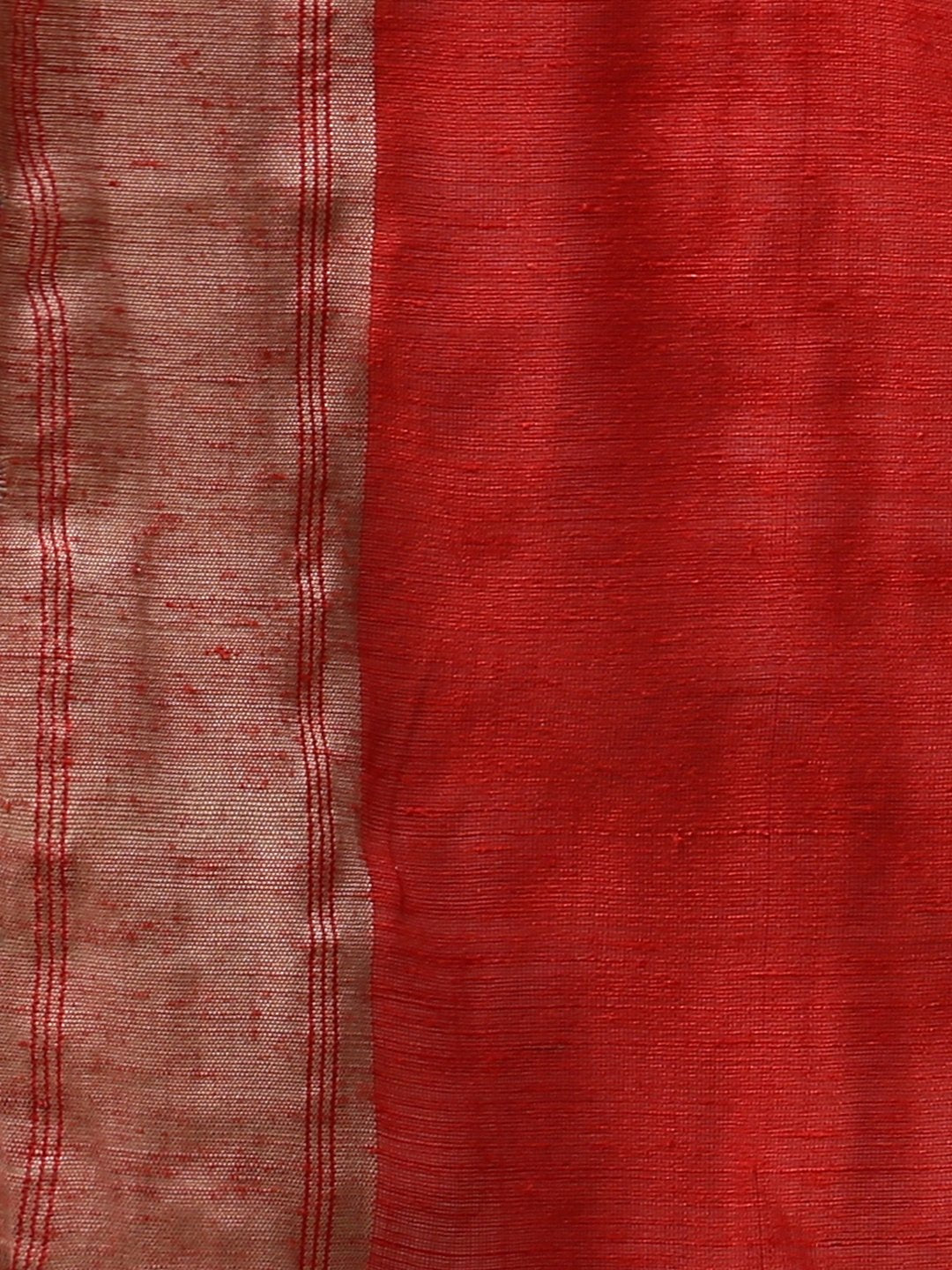 Red matka silk bengal handloom saree