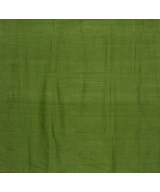 Green handspun shibori ikat gopalpur tussar silk saree
