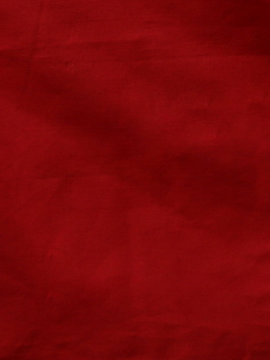 Blue red ikat handloom cotton saree