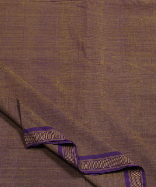 0.7m mauve handloom cotton fabric