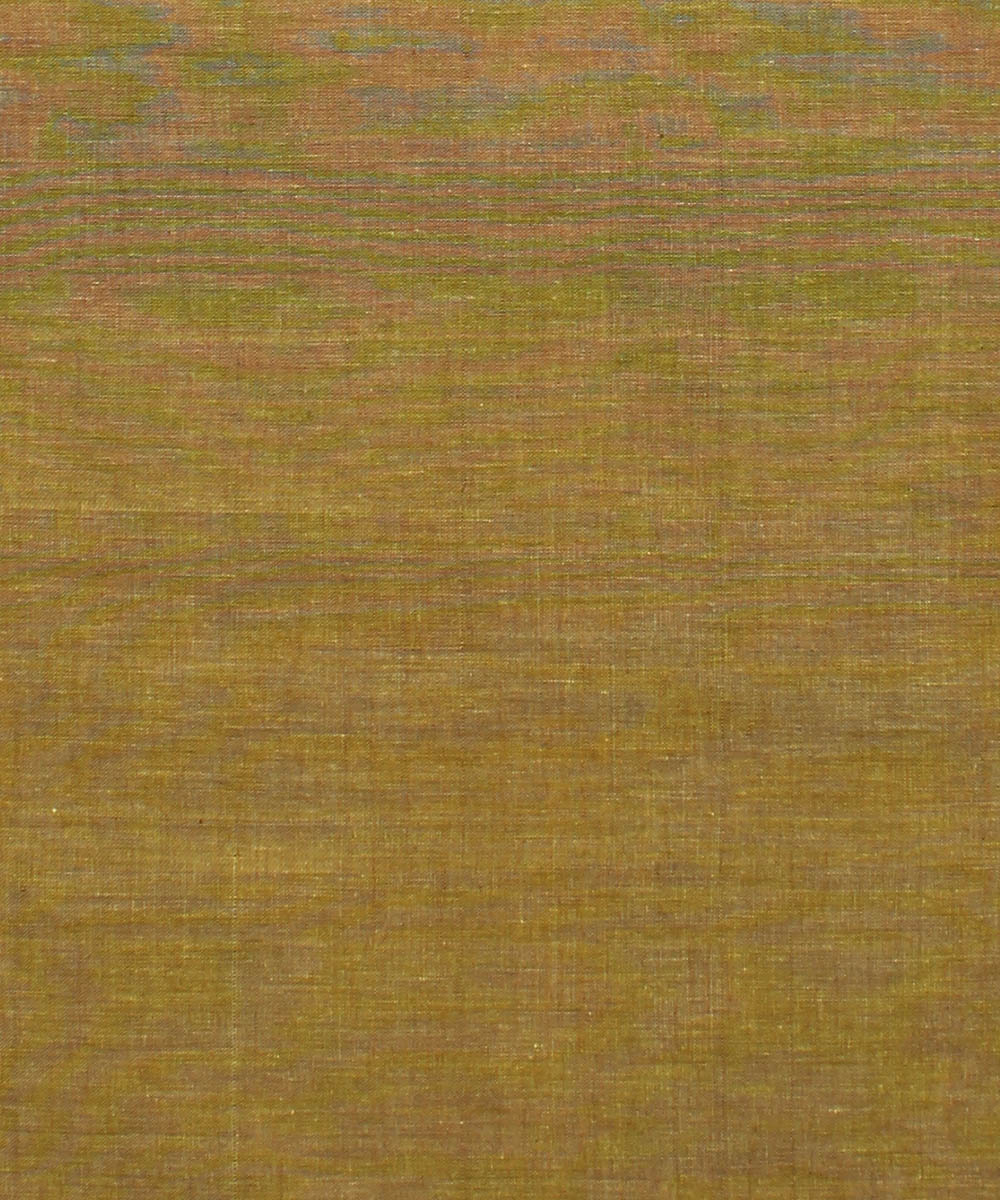 0.5m gold brown mangalgiri handwoven cotton fabric