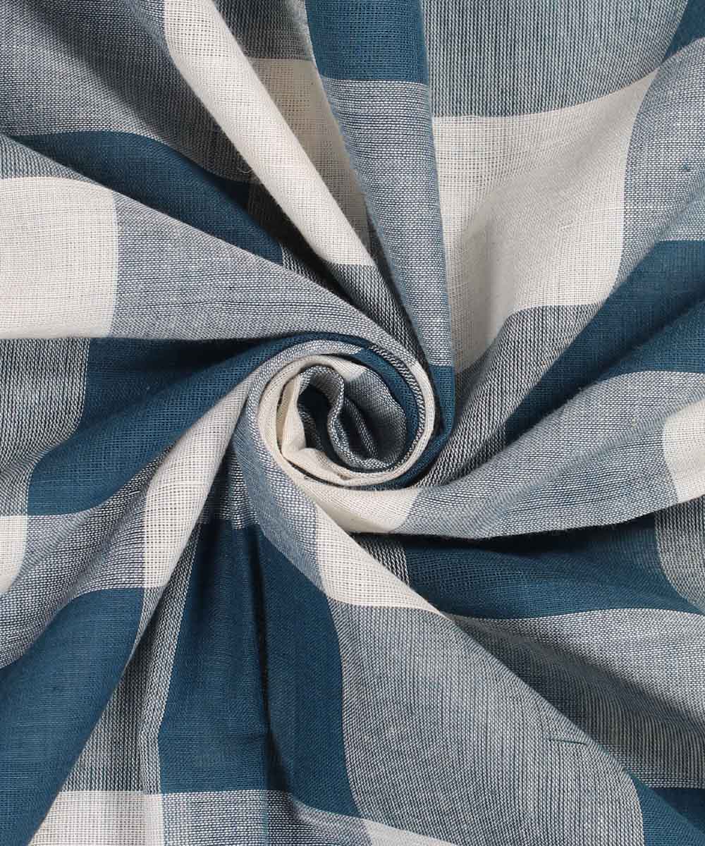0.4m Multicolor Handwoven Cotton Fabric