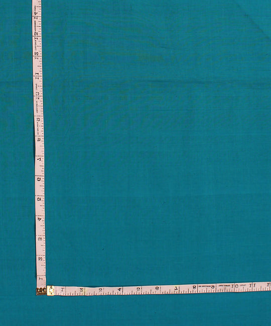 3m Teal blue handwoven cotton mangalagiri kurta material