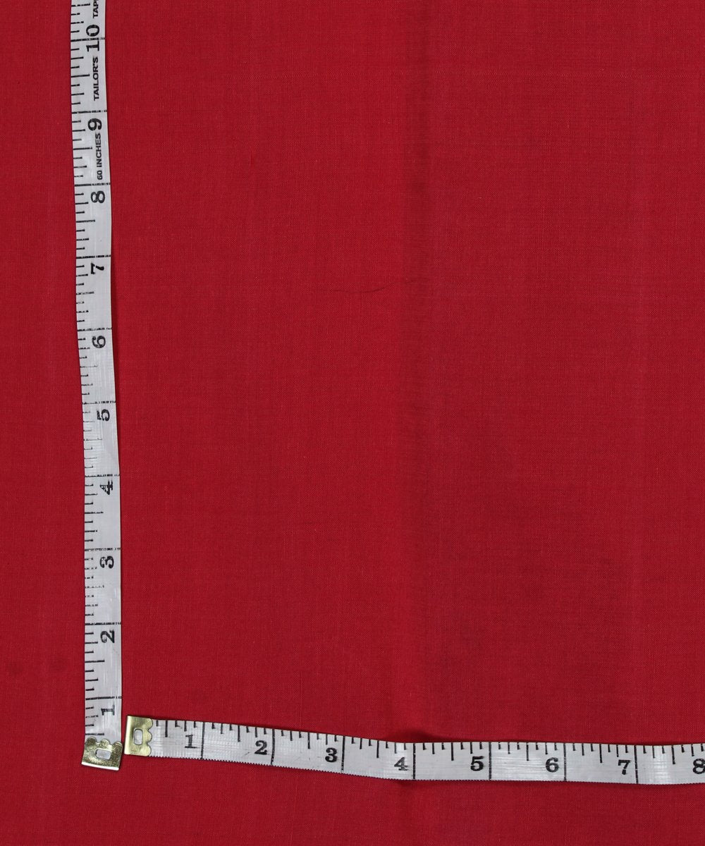 0.7m bright pink mangalgiri handloom cotton fabric