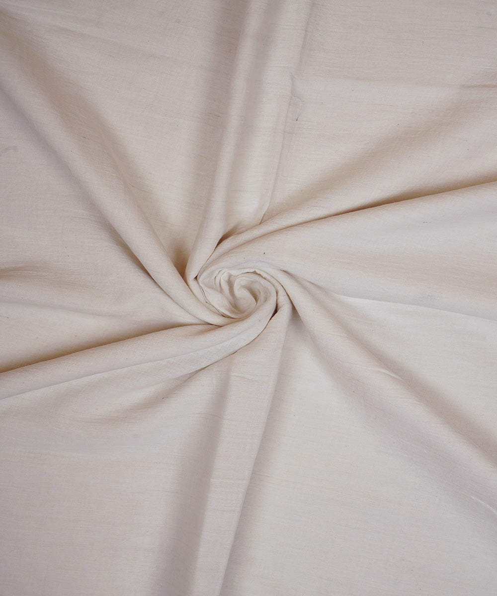 White hand woven bengal cotton border design jamdani fabric