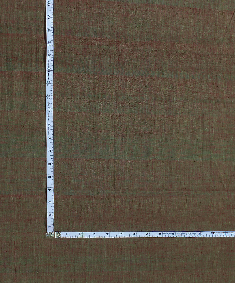 0.5m Brown aquaHandloom Cotton Fabric