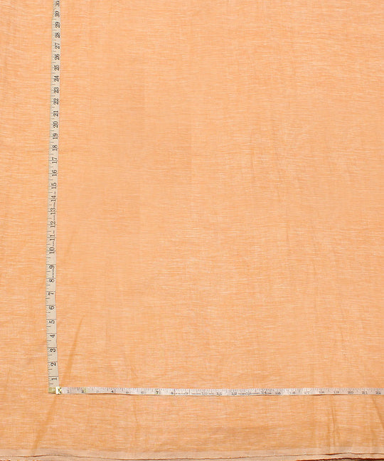 2.5m Light orange handwoven linen kurta material