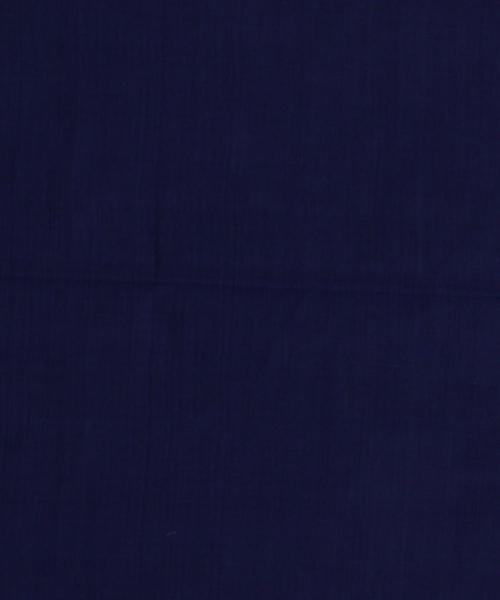 0.45m navy blue mangalagiri handwoven cotton fabric