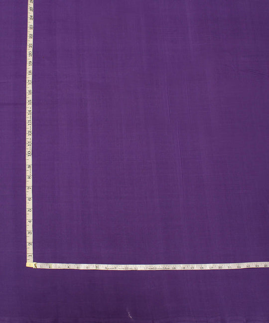 1m Purple handwoven cotton fabric