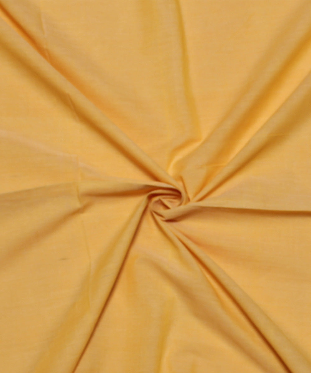 Cream handwoven cotton mangalgiri fabric
